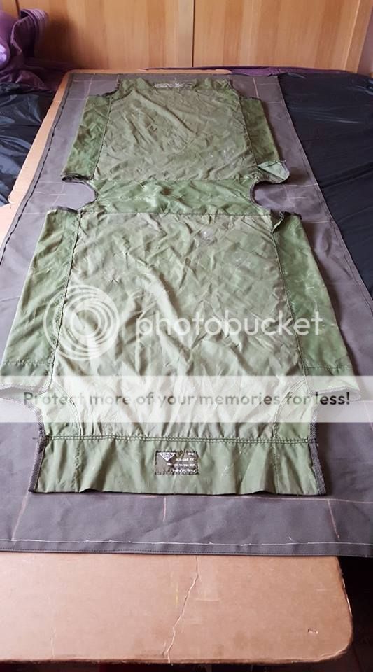 Military cot canvas cover